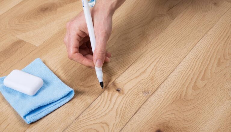 fixing scratches lvp floors