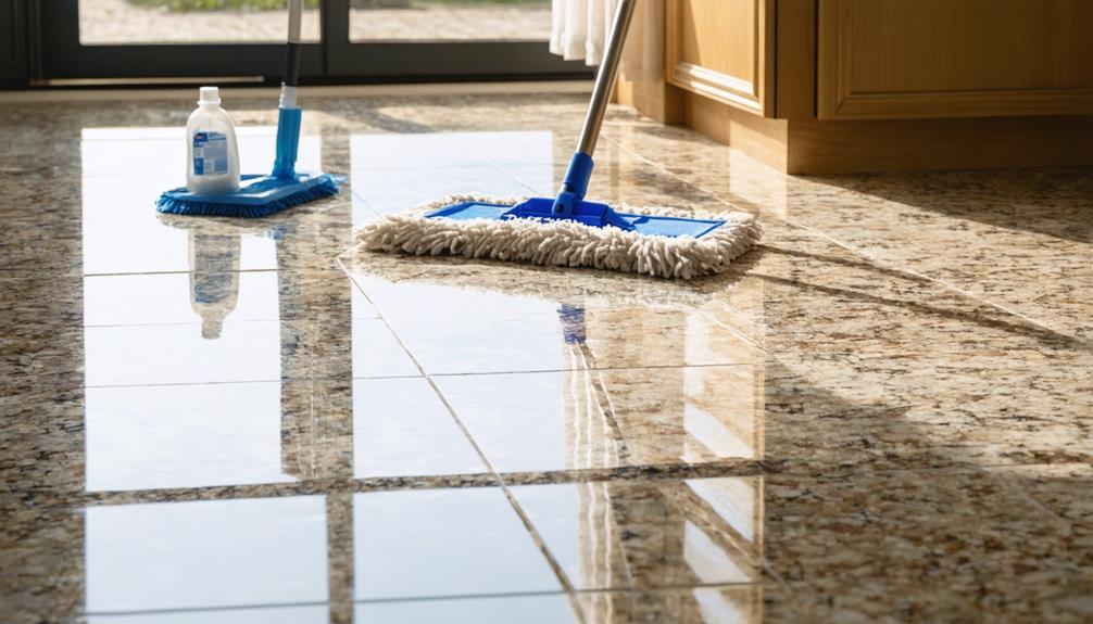 granite flooring shine maintenance