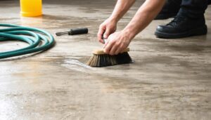 maintaining stamped concrete floors