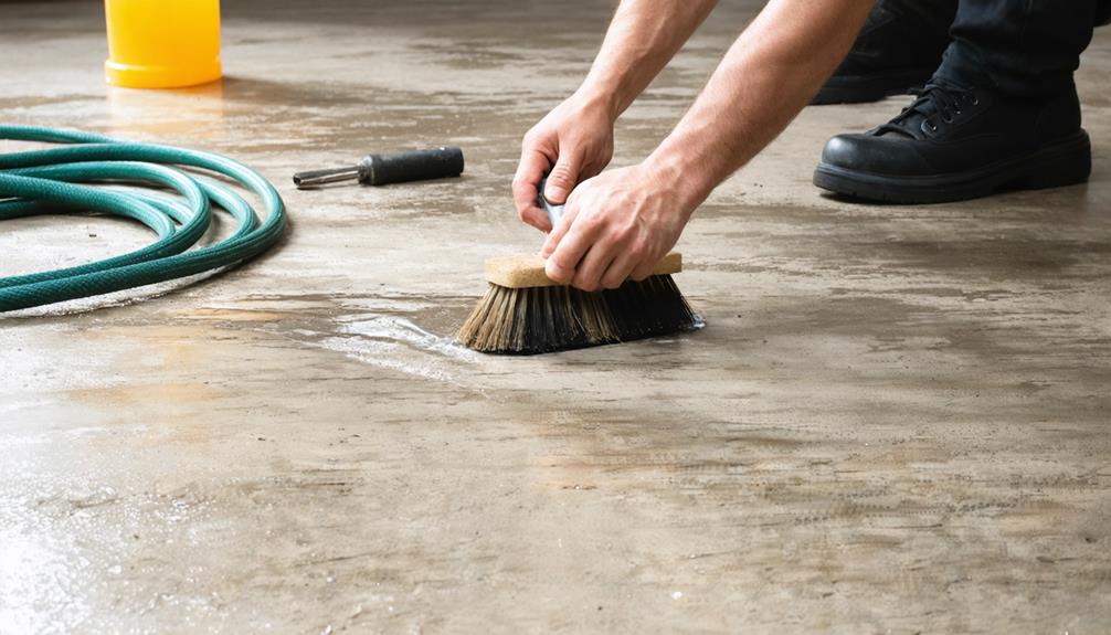 maintaining stamped concrete floors