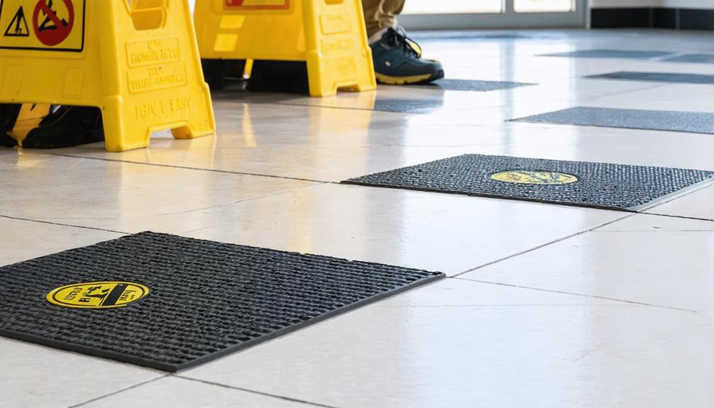 prevent tile floor slips