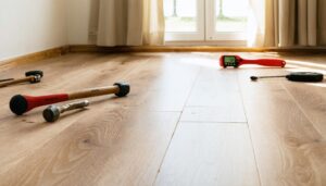 repair warped lvp flooring