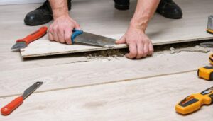 replace damaged lvp planks