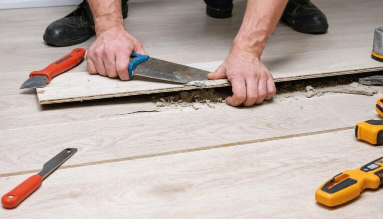 replace damaged lvp planks