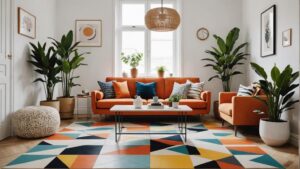 statement flooring small spaces
