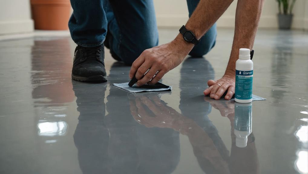 fixing high gloss floor scratches