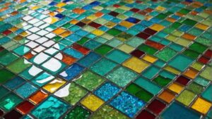 sustainable recycled glass flooring