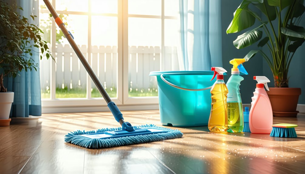 deep clean your wood floors