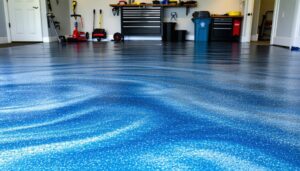 epoxy garage floor project
