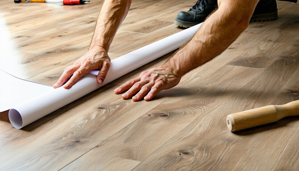 install sheet vinyl flooring