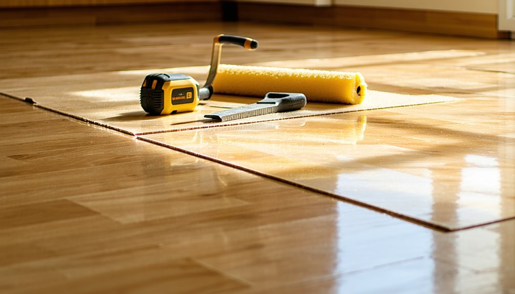 install sheet vinyl flooring