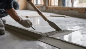 leveling a concrete slab