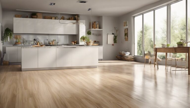 mop laminate floor carefully