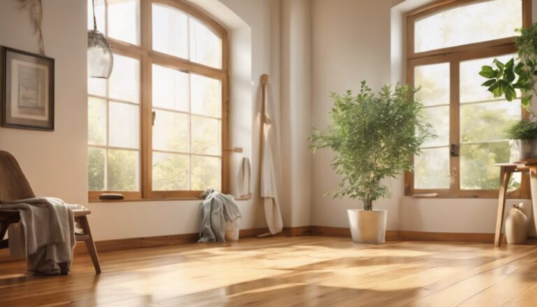 natural wood floor shine