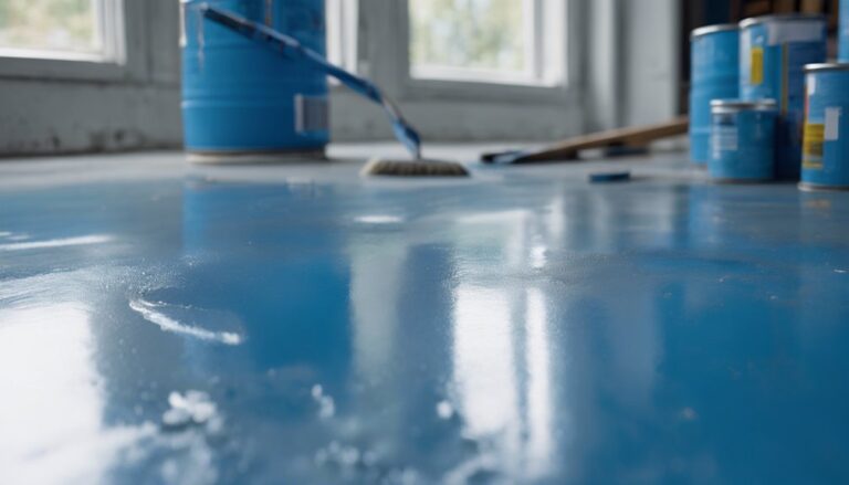 painting a concrete floor
