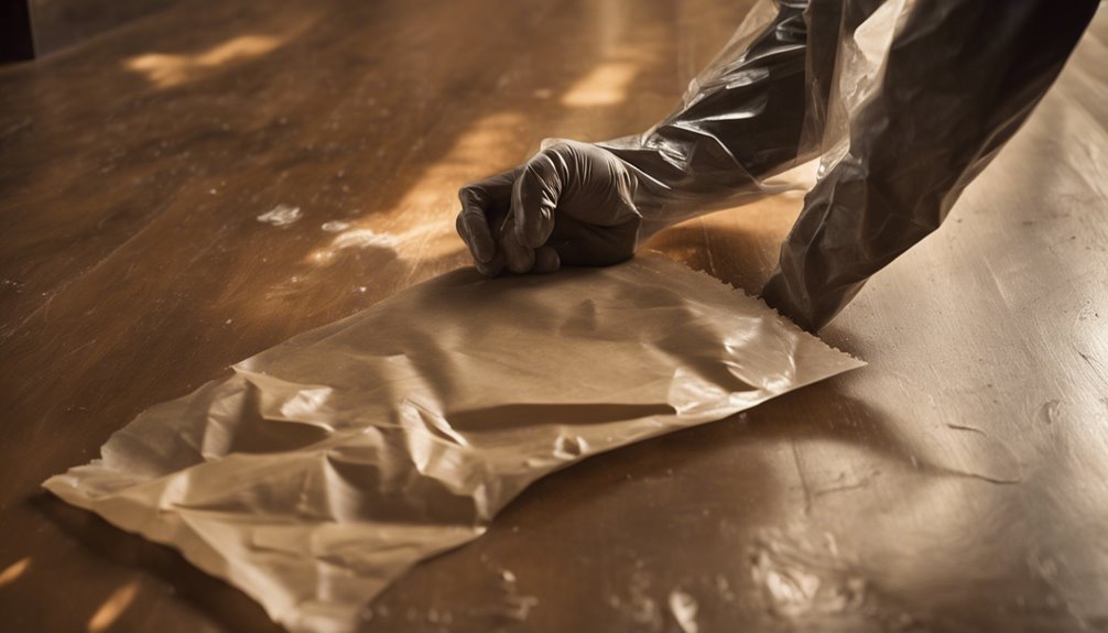 remove wax from floor