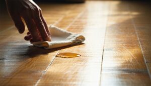 removing scratches from wood