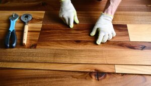 repairing laminate floor damage