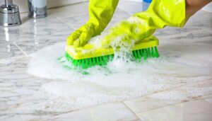 shower floor cleaning tips