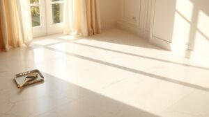 whitewashing travertine floor process