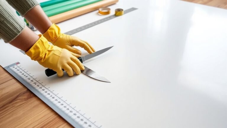 cut vinyl flooring easily