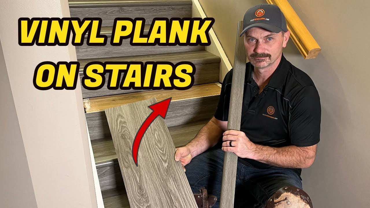 How to Install Vinyl Flooring on Stairs With Nosing
