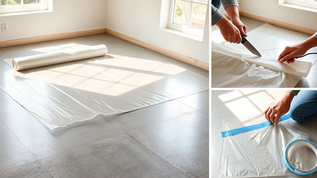 install vapor barrier easily