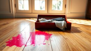 removing paint from floors