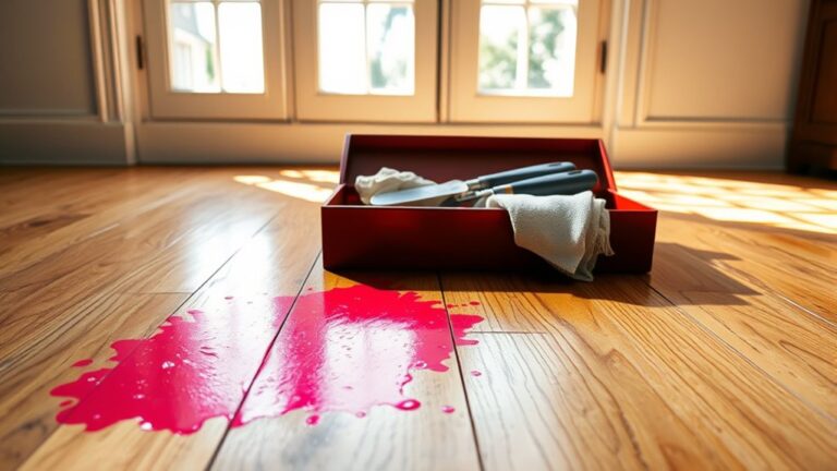 removing paint from floors