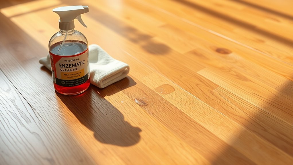 removing pee odor hardwood