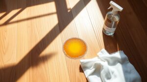 removing urine stains effectively