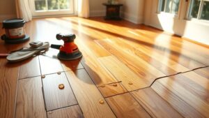 repairing hardwood water damage
