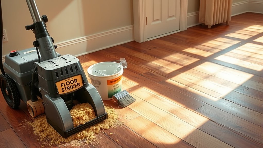 strip wood floors easily